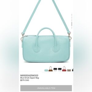 Margesherwood Blue Small Zipper Bag